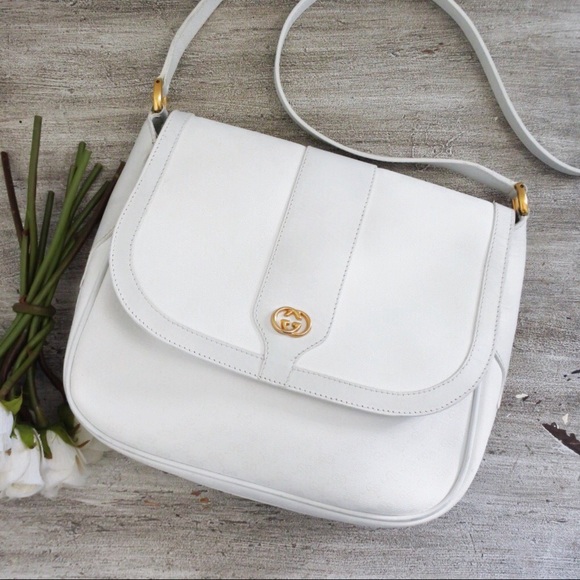 Gucci Handbags - Gucci GG Monogram White Crossbody Bag